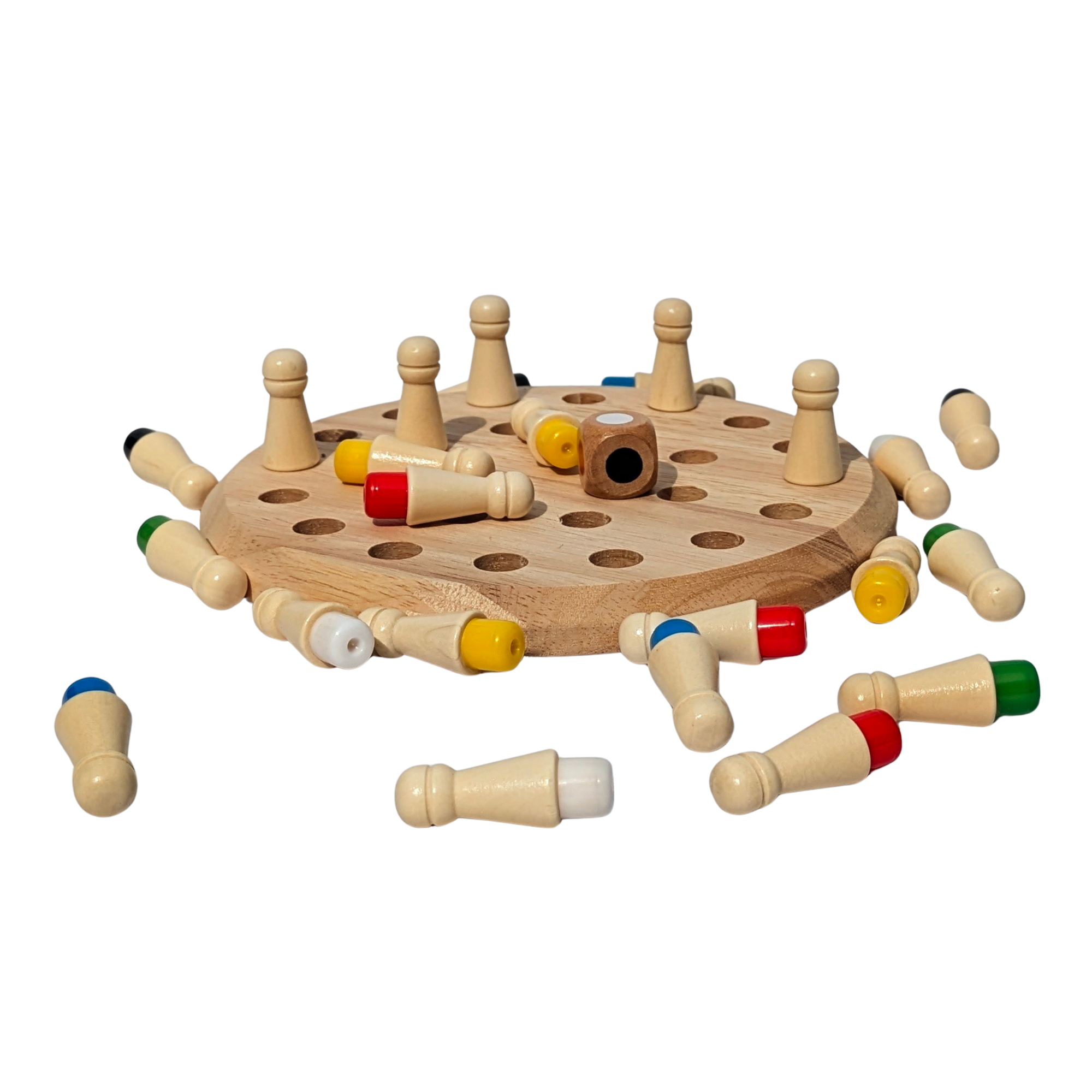 Wooden Memory Chess Game – Color Matching & Brain Training Toy