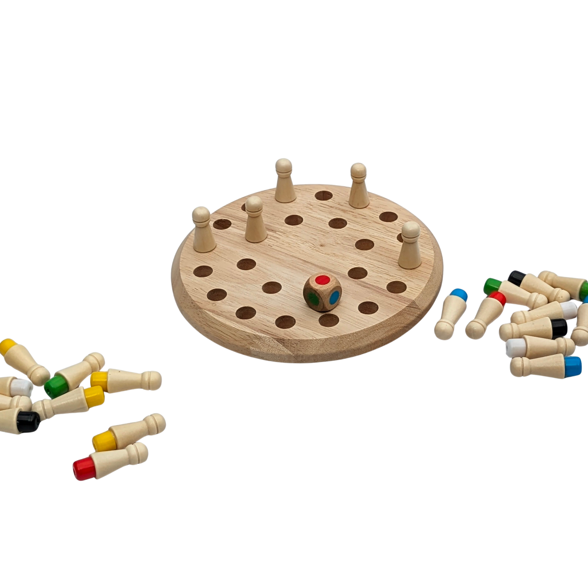 Wooden Memory Chess Game – Color Matching & Brain Training Toy