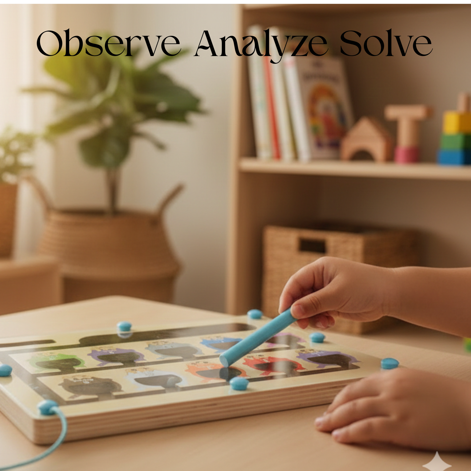 Magnetic Bead Counting Maze Board