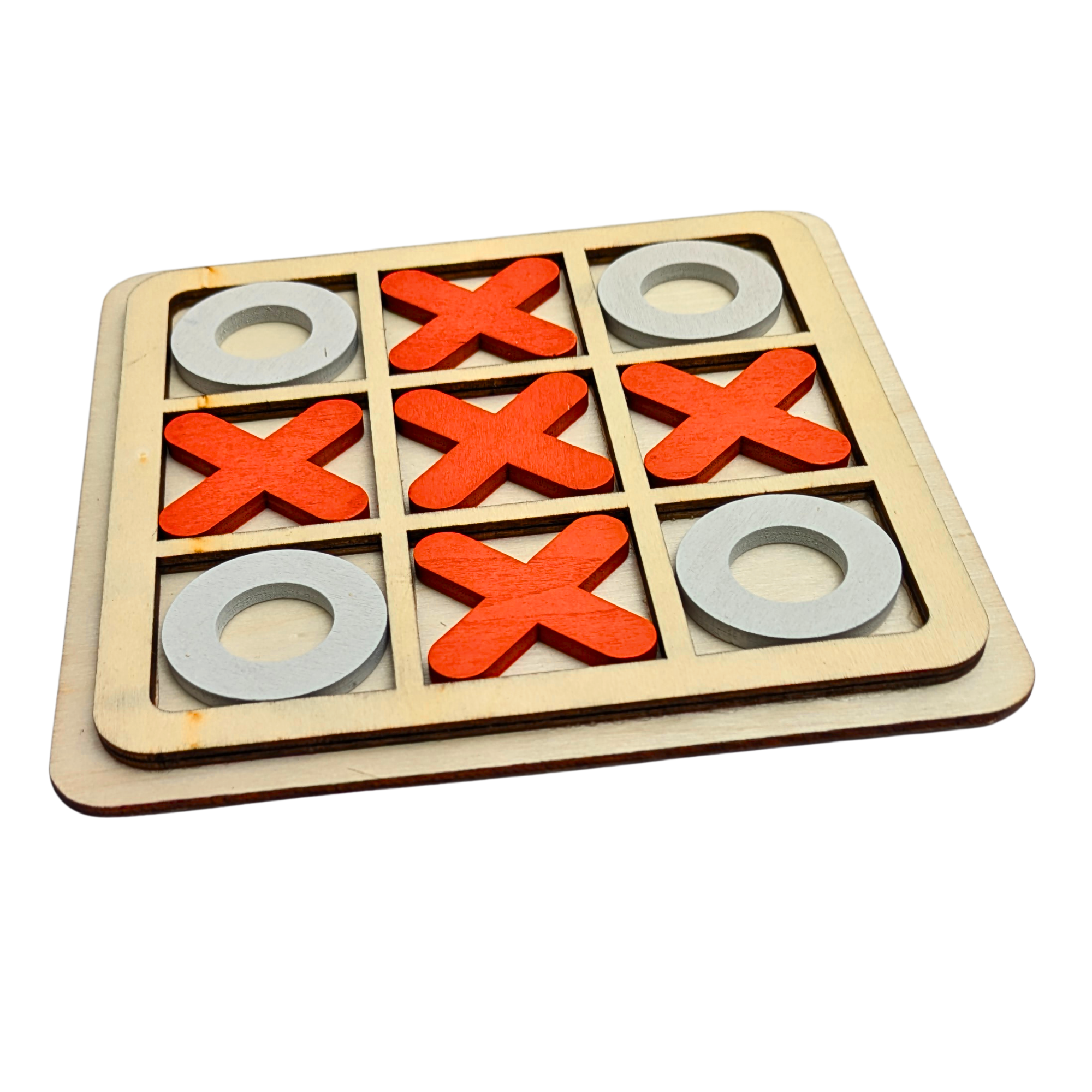 Wooden XOX (Tic Tac Toe) Puzzle Game