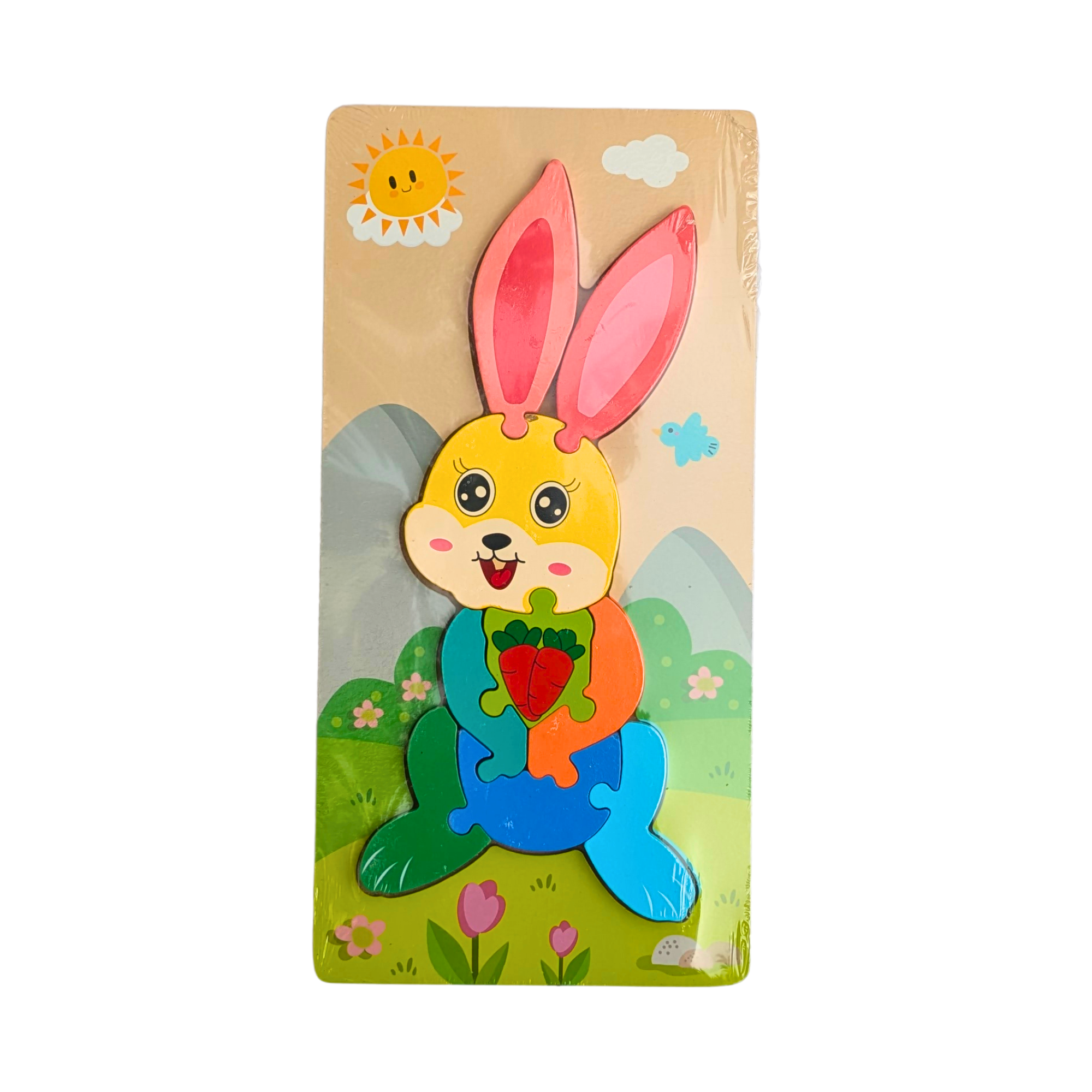 Wooden Picture Puzzle Board – Shape & Early Learning Puzzle