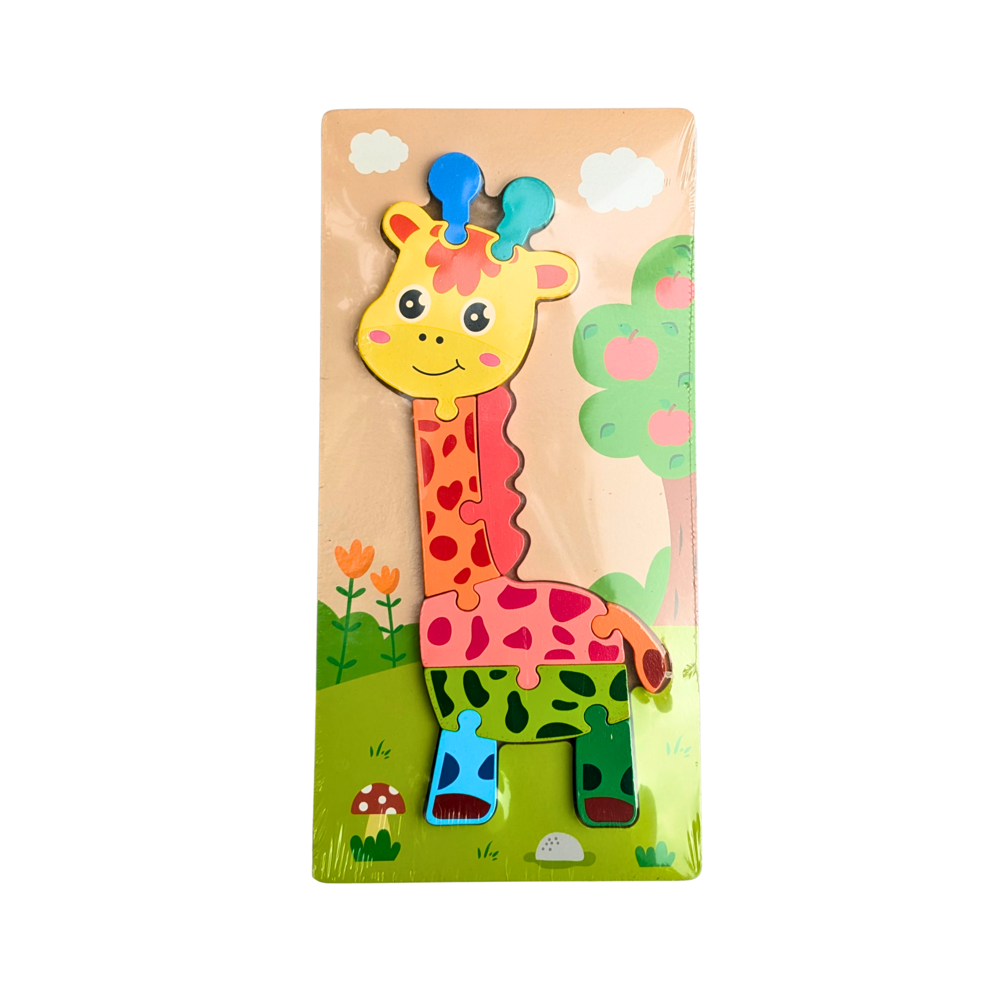 Wooden Picture Puzzle Board – Shape & Early Learning Puzzle