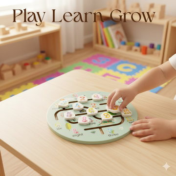 Number Learning Maze Puzzle Board