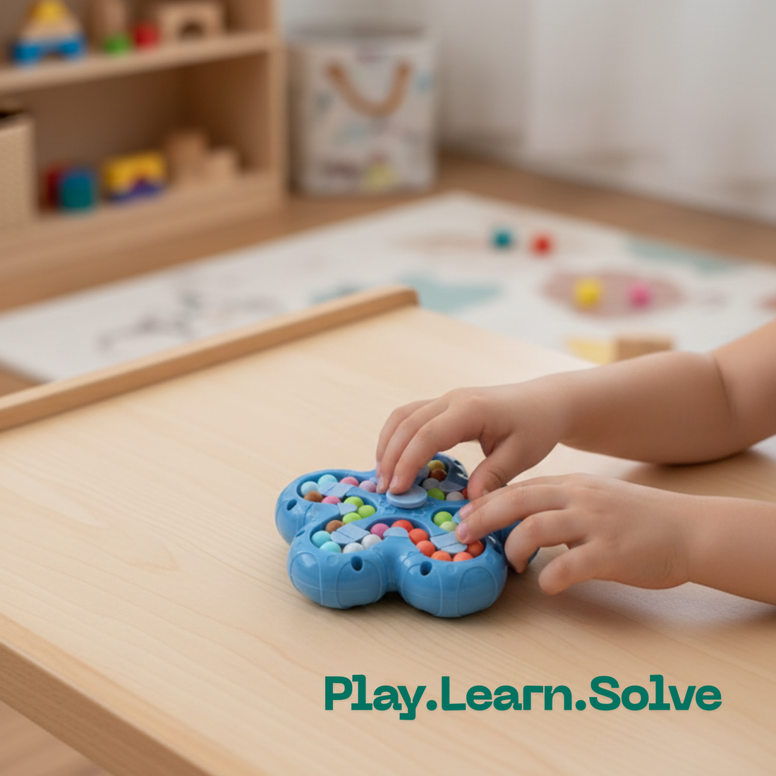 Gyro Puzzle Spinner Cube